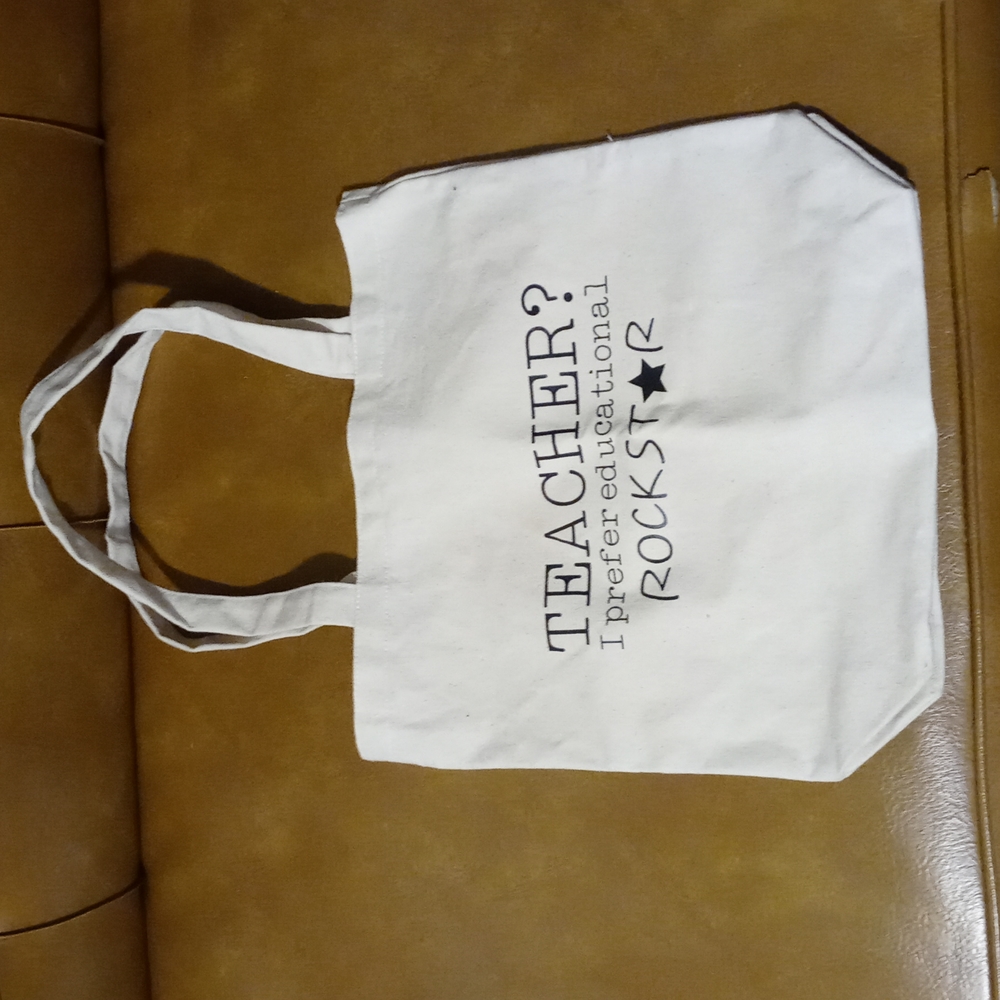 Canvas Handcrafted Teacher Bag *New*